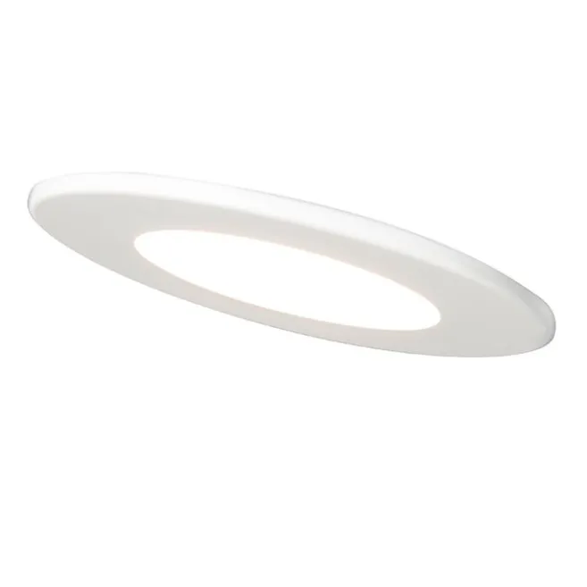 QAZQA Moderner Strahler weiß 8,3 cm inkl. LED IP65 - Blanca