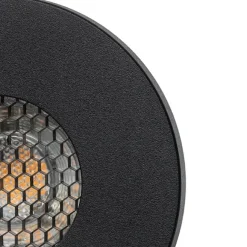 QAZQA Modernes Bad Einbau Spot schwarz IP54 - Shed Honey