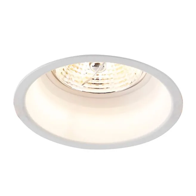 QAZQA Modernes Einbaustrahler Weiß GU10 70mm - Dept