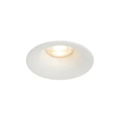 QAZQA Modernes Einbaustrahler Weiß GU10 50mm - Gijs