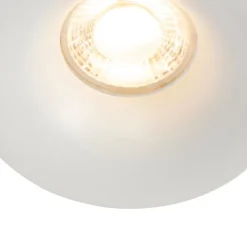 QAZQA Modernes Einbaustrahler Weiß GU10 50mm - Gijs