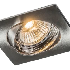 QAZQA Modernes kippbares Set aus versenktem Spotstahl von 10 - Edu