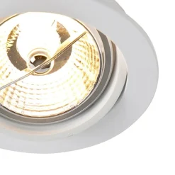 QAZQA Modernes, kippbares, weißes, neigbares AR70 - Cisco