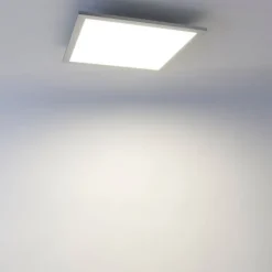 QAZQA Modernes LED Panel Stahl 40 cm inkl. LED - Liv