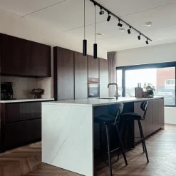 Kinder QAZQA Modernes 1-Phasen-Schienensystem mit 10 Spots schwarz - Jeana