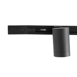 Kinder QAZQA Modernes 1-Phasen-Schienensystem mit 14 Spots schwarz - Jeana