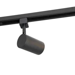 Kinder QAZQA Modernes 1-Phasen-Schienensystem mit 14 Spots schwarz - Jeana