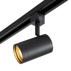 Kinder QAZQA Modernes 1-Phasen-Schienensystem mit 14 Spots schwarz - Jeana