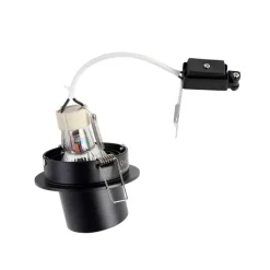 QAZQA Modernes rundes Einbaudownlight neigbar schwarz - Installa