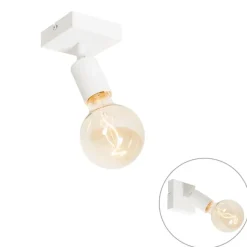 QAZQA Modernes Spotweiß quadratisch - Facil