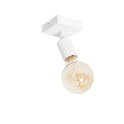 QAZQA Modernes Spotweiß quadratisch - Facil