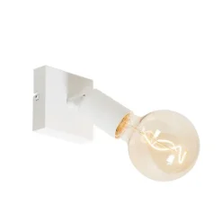 QAZQA Modernes Spotweiß quadratisch - Facil