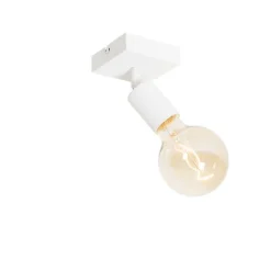 QAZQA Modernes Spotweiß quadratisch - Facil