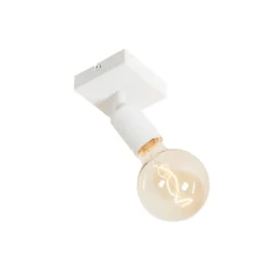 QAZQA Modernes Spotweiß quadratisch - Facil