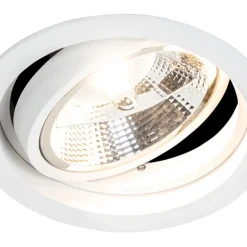 QAZQA Modernes versenktes Spotweiß verstellbar - Chuck 111