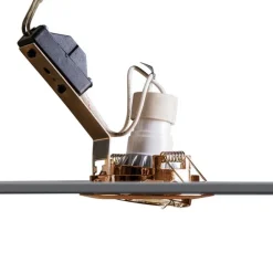 QAZQA Neigbarer Einbauspot aus Kupfer - Edu