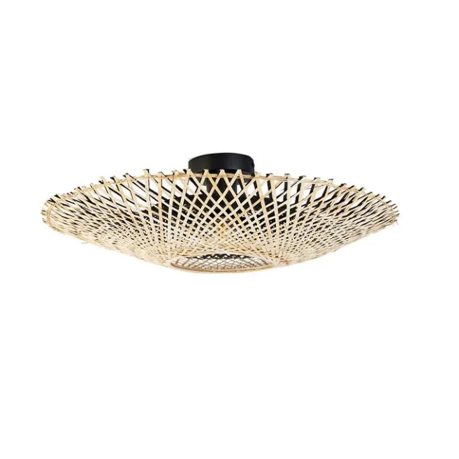 Kinder QAZQA Orientalische Deckenlampe Rattan 50 cm - Rina