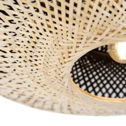 Kinder QAZQA Orientalische Deckenlampe Rattan 50 cm - Rina