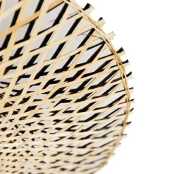 Kinder QAZQA Orientalische Deckenlampe Rattan 50 cm - Rina