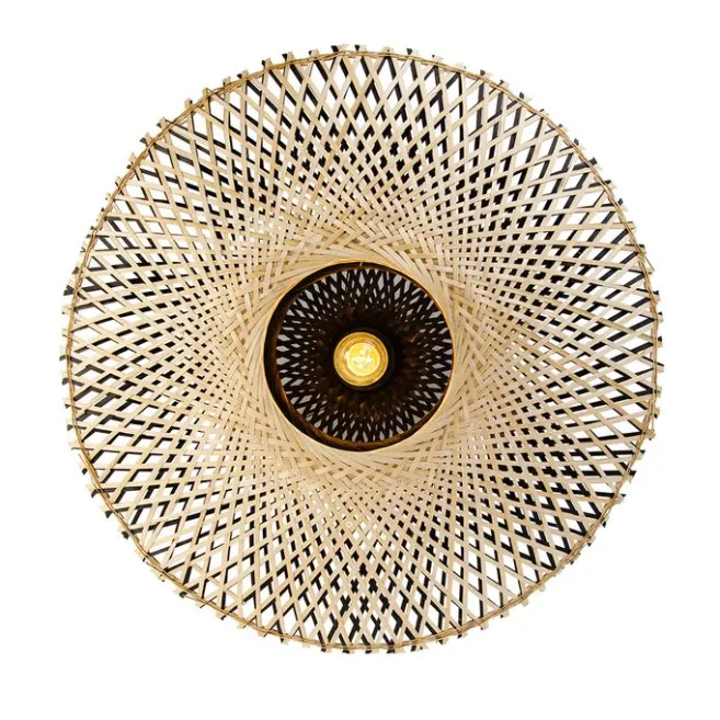 Kinder QAZQA Orientalische Deckenlampe Rattan 50 cm - Rina