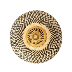 Kinder QAZQA Orientalische Deckenlampe schwarzer Bambus 40 cm - Ostrava