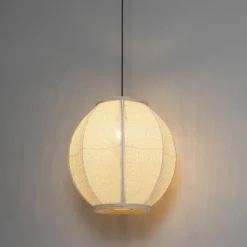 Kinder QAZQA Orientalische Hängelampe Naturstoff 46 cm - Rob