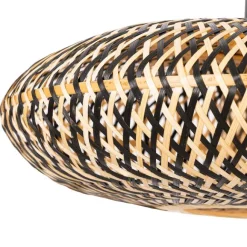 Kinder QAZQA Orientalische Hängelampe schwarzer Bambus 50 cm - Ostrava