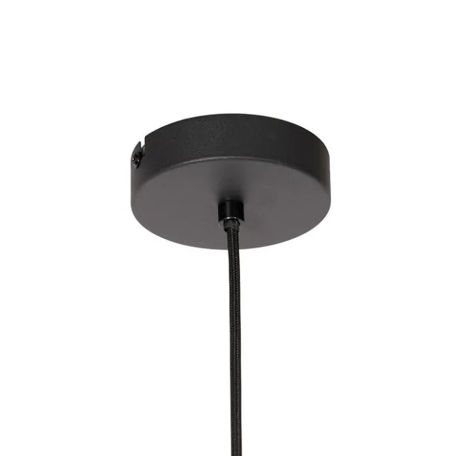 Kinder QAZQA Orientalische Hängelampe schwarzer Bambus 50 cm - Ostrava