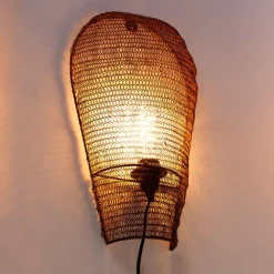 QAZQA Orientalische Wandlampe Bronze 45 cm - Nidum