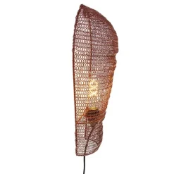 QAZQA Orientalische Wandlampe Bronze 45 cm - Nidum