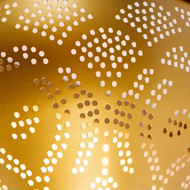 QAZQA Orientalische Wandleuchte Gold mit Lichteffekt - Zayn