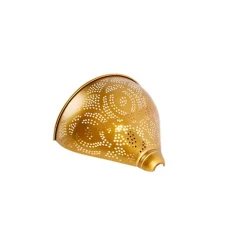 QAZQA Orientalische Wandleuchte Gold mit Lichteffekt - Zayn
