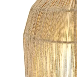 QAZQA Orientalische Wandleuchte schwarz mit Seil - Riki