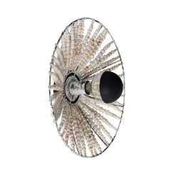 QAZQA Orientalische Wandleuchte beige mit Perlen - Moti