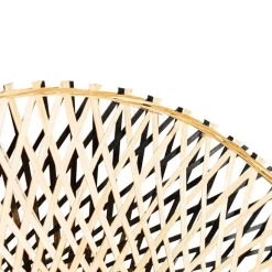 QAZQA Orientalische Wandleuchte Rattan 50 cm mit Stecker - Rina