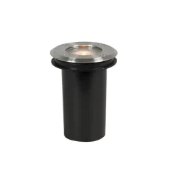 QAZQA Outdoor Ground Spot Stahl 11cm IP67 - Basic Round