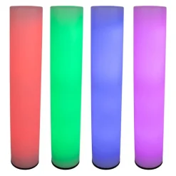 Newgarden Outdoor-Stehleuchte weiß inkl. LED IP65 Wiederaufladbar RGBW - Fity