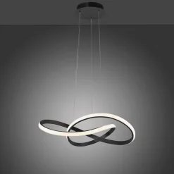 Paul Neuhaus Pendelleuchte Schwarz 57 cm 3-Stufen-Dimmbar inkl. LED - Viola Due