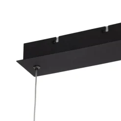 QAZQA Professional Pendelleuchte schwarz inkl. LED 3-Stufen-Dimmbar 2700-4000K mit Dip-Schalter - Keane