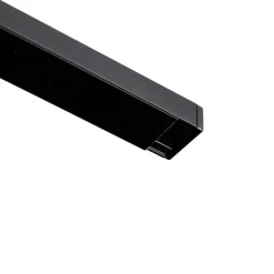 QAZQA 1-Phasen-Schienensystem dunkelbronze mit 4 Strahlern und I-Netzteil quadratisch - Jeana