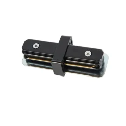 QAZQA 1-Phasen-Schienensystem mit 3 Strahlern schwarz verstellbar - Magnax