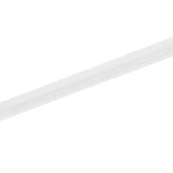 QAZQA 1-Phasiges Schienensystem mit 3 verstellbaren Strahlern weiß - Magnax