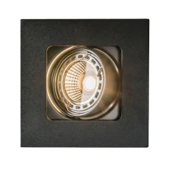 QAZQA Quadratischer Einbauspot schwarz schwenk- und neigbar - Artemis