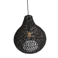 Kinder QAZQA Retro Hängelampe schwarz 45 cm - Lina Drop