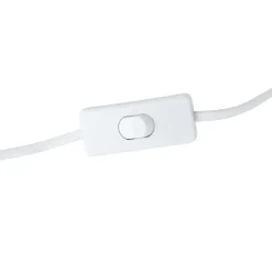 QAZQA Retro Tischlampe taupe mit Bronze - Milou