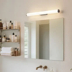 QAZQA Retro Wandleuchte Bronze 80,4 cm inkl. LED IP44 - Coco