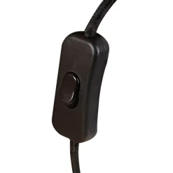 QAZQA Retro Wandleuchte Gold / Messing mit Schirm - Demi