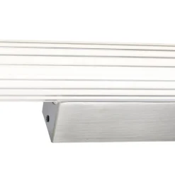 QAZQA Retro Wandleuchte Gunmetal 80,4 cm inkl. LED IP44 - Coco