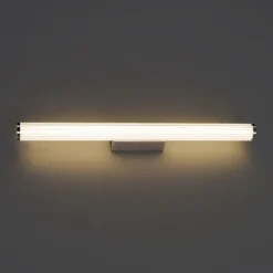 QAZQA Retro Wandleuchte Gunmetal 80,4 cm inkl. LED IP44 - Coco