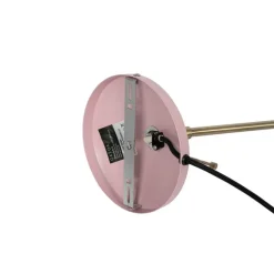 QAZQA Retro Wandleuchte Stahl Rosa mit Bronze - Milou